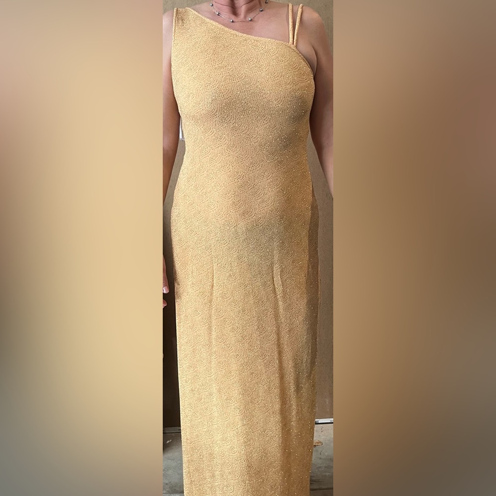ALEXIA ADMOR Size L Color Sparkly Gold